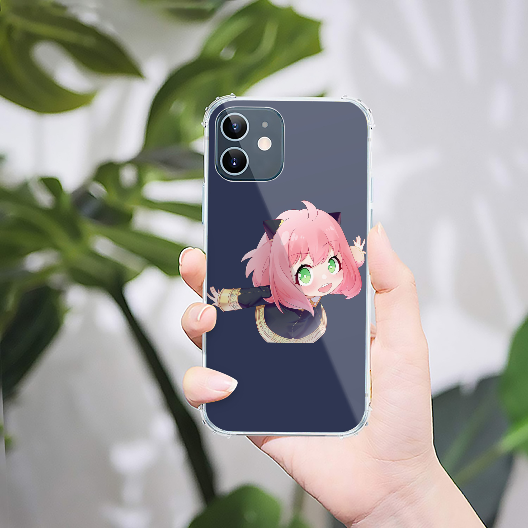 （画像用） SPY×FAMILY间谍家家酒 【iPhone 12シリーズ対応】透明スマホケース（クリアソフトケース）